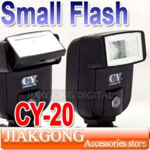 YINYAN CY 20 Small mini Hot Shoe Flash w/ PC Sync Port  