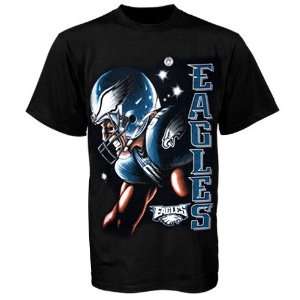  Philadelphia Eagles Black Game Face T shirt Sports 