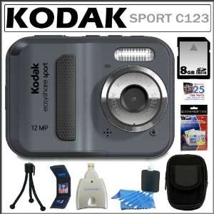  Kodak EasyShare Sport C123 12MP Waterproof Digital Camera 