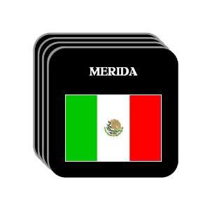 Mexico   MERIDA Set of 4 Mini Mousepad Coasters