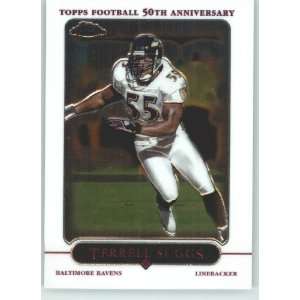 Terrell Suggs   Baltimore Ravens   2005 Topps Chrome Card # 45   NFL 