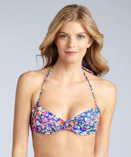 style #316712501 Picking Daisies floral print underwire bow front 