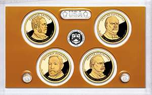 2012 United States Mint Presidential $1 Coin Proof Set  