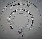 Learn How To Tattoo DVD + Tattoo E Books plus bonus TATTOO FLASH
