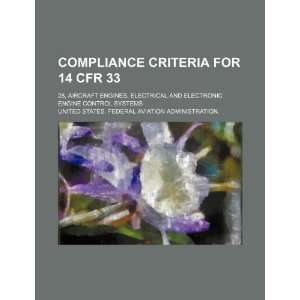  Compliance criteria for 14 CFR 33.28, aircraft engines 