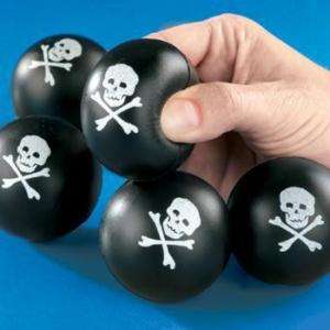   Pirate Relax Squeeze Ball Dozen Party Favors 887600006140  