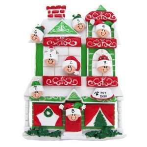  Personalized Holiday House Christmas Ornament