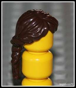 Lego x1 Brown Long Braided Hair ★ Princess Tamina Ponytail Female 