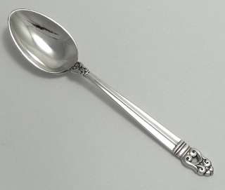   Sterling Silver Demitasse Spoon Royal Danish Pattern 4 1/4”  