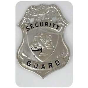  FURY Security Guard Badge (Silver Eagle, 3 x 2 Inch 