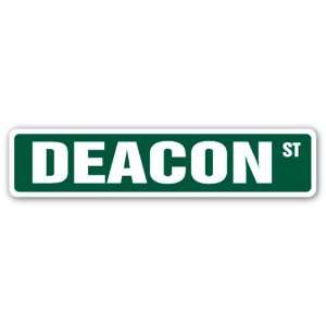  DEACON Street Sign name kids childrens room door bedroom 