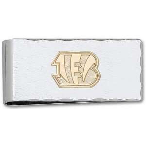   Gold Plated B on Nickel Plated Money Clip