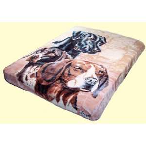  Luxury Queen Dog Collage Mink Blanket
