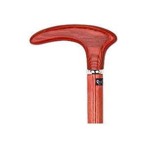   Cosmopolitan Handle Walking Cane With Ash Wood Shaft and Silver Collar