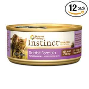 Instinct Grain Free Rabbit Formula Canned Cat Food by Natures Variety 