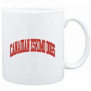 Mug White  Canadian Eskimo Dogs ATHLETIC APPLIQUE 