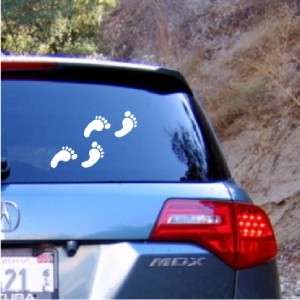 Christian Footprints in the Sand Vinyl Decal