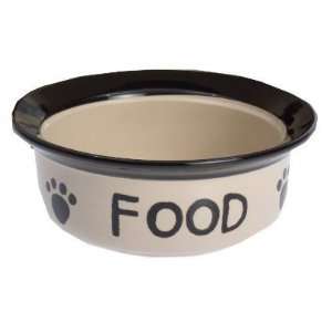 Petrageous Designs Pooch Basics Pet Food Bowl   8 inch (Quantity of 3)