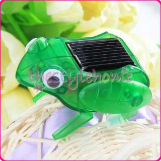 Solar Power INSECT BUG Capering Frog Toy for Kids Party  