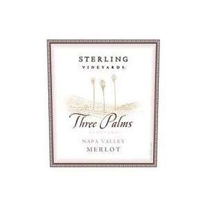  Sterling Vineyards Merlot Three Palms Vineyard 2004 750ML 