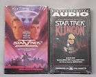 STAR TREK  Star Trek V & Klingon   2 NEW Sealed Audio Tapes  1989/96