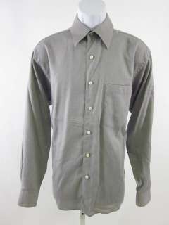 JOSEPH ABBOUD Mens Gray Cotton Button Down ShirtSz15.5  