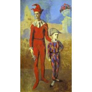   Picasso   24 x 42 inches   Acrobat and Young Harlequin