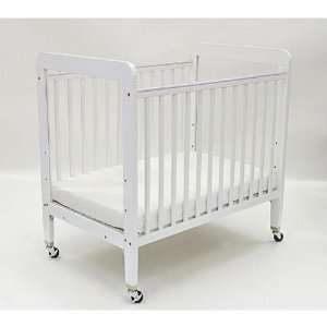   Baby Windowed Crib with Fixed Side and 3 Mattress Toys & Games