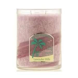 Aloha Bay Palm Wax Candles   Lavender Hills   Nature Scented Two Wick 