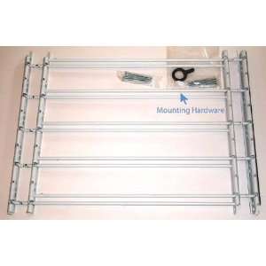 John Sterling 5 Bar Fixed Mount Guard,18x24 42 In. WHITE