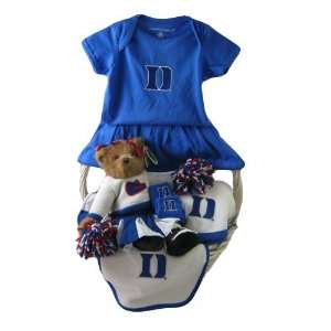  Duke Blue Devils Baby Girl Gift Basket ***TOUCHDOWN 