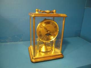 Vintage Dunhaven Anniversary Moon & Sun Dial Phases Quartz Clock W 