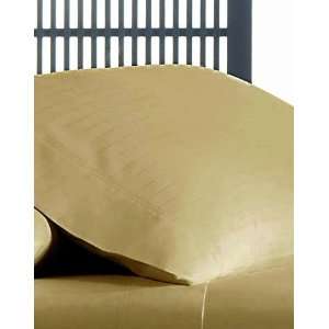  Hudson Park 500 Cal King Stripe Fitted Sheet Champagne 