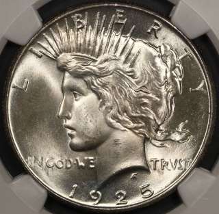 1925 Peace Silver Dollar NGC MS 66 CAC GEM++  