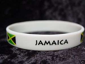 Jamaica Jamaican Country Pride Flag Wristbands Set of 2  