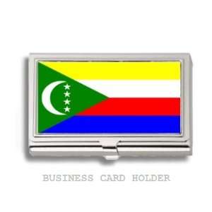 Comoros Islands Flag Business Card Holder Case