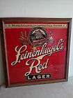 LEINENKUGELS RED LAGER BEER SIGN/MIRROR/MI​NT CONDITION/27L X 27 