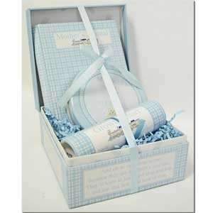  Keepsake Shoebox Gift Set Blue Baby