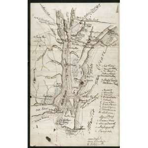  Civil War Map Map of attack on Fort Fisher, Wilmington, N 