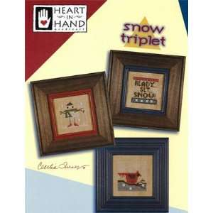  Snow Triplet   Cross Stitch Pattern Arts, Crafts & Sewing