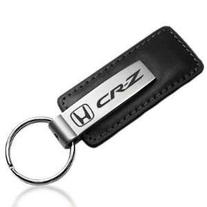   Honda CR Z Black Leather Auto Key Chain, Official Licensed Automotive