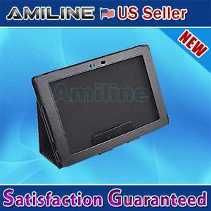 Leather Case Stand 4 Asus eee Pad Transformer Tf101 Blk  