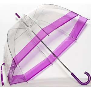  Purple Trim Bubble Umbrella 