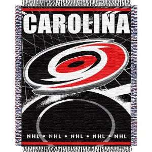  Carolina Hurricanes NHL Triple Woven Jacquard Throw (019 