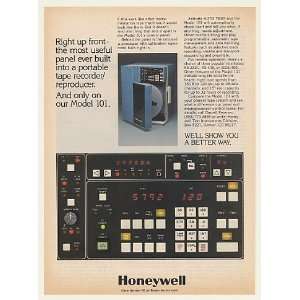 1983 Honeywell Model 101 Portable Tape Recorder Print Ad (45965 