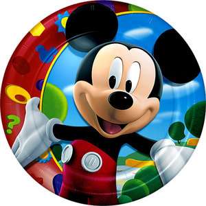 Mickey Mouse 9 Dinner Plates Party Birthday Favors  