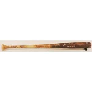  Lars Anderson Autographed Game Used Bat Cracked Phoenix 
