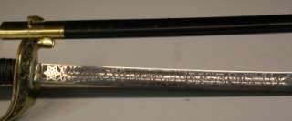 Atlanta Cutlery Marine Replica 30 Sword in Sheath. Sword is in very 
