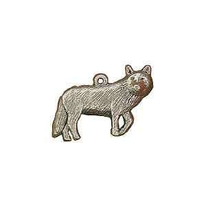  .925 Sterling Silver Wolf Charm Jewelry