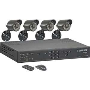  Lorex Edge+ 4 Channel 500GB DVR with 3G and 4 Wired Indoor 